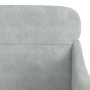 Light gray velvet armchair 63x76x80 cm by vidaXL, Armchairs - Ref: Foro24-351436, Price: 92,96 €, Discount: %