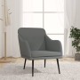 Dark gray fabric armchair 63x76x80 cm by vidaXL, Armchairs - Ref: Foro24-351475, Price: 71,32 €, Discount: %