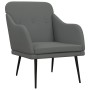 Dark gray fabric armchair 63x76x80 cm by vidaXL, Armchairs - Ref: Foro24-351475, Price: 71,32 €, Discount: %