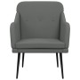 Dark gray fabric armchair 63x76x80 cm by vidaXL, Armchairs - Ref: Foro24-351475, Price: 71,32 €, Discount: %