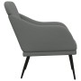 Dark gray fabric armchair 63x76x80 cm by vidaXL, Armchairs - Ref: Foro24-351475, Price: 71,32 €, Discount: %