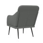 Dark gray fabric armchair 63x76x80 cm by vidaXL, Armchairs - Ref: Foro24-351475, Price: 71,32 €, Discount: %