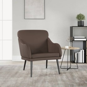 Brown synthetic leather armchair 63x76x80 cm by vidaXL, Armchairs - Ref: Foro24-351426, Price: 78,99 €, Discount: %