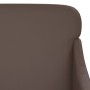 Sillón de cuero sintético marrón 63x76x80 cm de vidaXL, Sillones - Ref: Foro24-351426, Precio: 78,05 €, Descuento: %