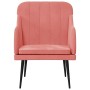 Sillón de terciopelo rosa 63x76x80 cm de vidaXL, Sillones - Ref: Foro24-351457, Precio: 87,64 €, Descuento: %