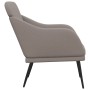 Sillón de tela gris taupe 63x76x80 cm de vidaXL, Sillones - Ref: Foro24-351479, Precio: 87,99 €, Descuento: %