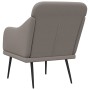 Sillón de tela gris taupe 63x76x80 cm de vidaXL, Sillones - Ref: Foro24-351479, Precio: 87,99 €, Descuento: %