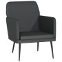 Sillón de cuero sintético negro 61x78x80 cm de vidaXL, Sillones - Ref: Foro24-351392, Precio: 87,71 €, Descuento: %