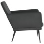 Sillón de cuero sintético negro 61x78x80 cm de vidaXL, Sillones - Ref: Foro24-351392, Precio: 87,71 €, Descuento: %