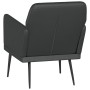 Sillón de cuero sintético negro 61x78x80 cm de vidaXL, Sillones - Ref: Foro24-351392, Precio: 87,71 €, Descuento: %