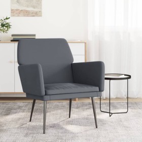 Dark gray velvet armchair 62x79x79 cm by vidaXL, Armchairs - Ref: Foro24-351373, Price: 82,99 €, Discount: %