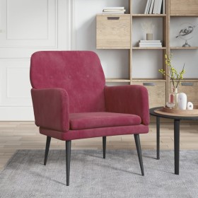 Red velvet armchair 62x79x79 cm by vidaXL, Armchairs - Ref: Foro24-351408, Price: 93,70 €, Discount: %