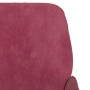 Sillón de terciopelo rojo tinto 62x79x79 cm de vidaXL, Sillones - Ref: Foro24-351408, Precio: 97,62 €, Descuento: %