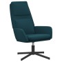 Blue velvet relaxation armchair by vidaXL, Armchairs - Ref: Foro24-341350, Price: 128,27 €, Discount: %