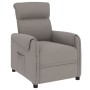 Sillón reclinable de tela gris taupe de vidaXL, Sillones - Ref: Foro24-348004, Precio: 178,72 €, Descuento: %