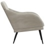 Light gray velvet armchair 63x76x80 cm by vidaXL, Armchairs - Ref: Foro24-351454, Price: 100,21 €, Discount: %