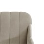 Light gray velvet armchair 63x76x80 cm by vidaXL, Armchairs - Ref: Foro24-351454, Price: 100,21 €, Discount: %