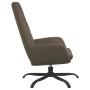 Sillón de relax de piel de ante sintética gris oscuro de vidaXL, Sillones - Ref: Foro24-341380, Precio: 84,95 €, Descuento: %