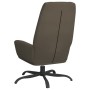 Sillón de relax de piel de ante sintética gris oscuro de vidaXL, Sillones - Ref: Foro24-341380, Precio: 84,95 €, Descuento: %