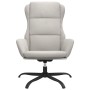 Sillón de relax de piel de ante sintética gris claro de vidaXL, Sillones - Ref: Foro24-341420, Precio: 96,99 €, Descuento: %