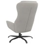 Sillón de relax de piel de ante sintética gris claro de vidaXL, Sillones - Ref: Foro24-341420, Precio: 96,99 €, Descuento: %