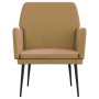 Brown velvet armchair 62x79x79 cm by vidaXL, Armchairs - Ref: Foro24-351379, Price: 93,99 €, Discount: %