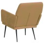 Brown velvet armchair 62x79x79 cm by vidaXL, Armchairs - Ref: Foro24-351379, Price: 93,99 €, Discount: %