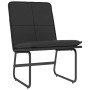 Sillón de cuero sintético negro 54x75x76 cm de vidaXL, Sillones - Ref: Foro24-351330, Precio: 65,81 €, Descuento: %