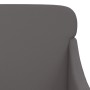 Sillón de cuero sintético gris 63x76x80 cm de vidaXL, Sillones - Ref: Foro24-351427, Precio: 82,99 €, Descuento: %