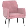 Pink velvet armchair 62x79x79 cm by vidaXL, Armchairs - Ref: Foro24-351407, Price: 79,11 €, Discount: %