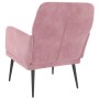 Pink velvet armchair 62x79x79 cm by vidaXL, Armchairs - Ref: Foro24-351407, Price: 79,11 €, Discount: %