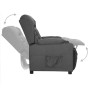 Dark Gray Fabric Recliner by vidaXL, Armchairs - Ref: Foro24-339049, Price: 249,83 €, Discount: %