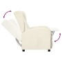 Sillón orejero reclinable de cuero sintético blanco crema de vidaXL, Sillones - Ref: Foro24-342326, Precio: 171,99 €, Descuen...