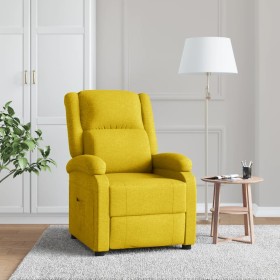 Yellow Fabric Recliner by vidaXL, Armchairs - Ref: Foro24-342746, Price: 221,99 €, Discount: %