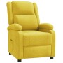 Sillón reclinable de tela amarillo de vidaXL, Sillones - Ref: Foro24-342746, Precio: 238,15 €, Descuento: %