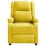 Sillón reclinable de tela amarillo de vidaXL, Sillones - Ref: Foro24-342746, Precio: 238,15 €, Descuento: %