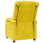 Sillón reclinable de tela amarillo de vidaXL, Sillones - Ref: Foro24-342746, Precio: 238,15 €, Descuento: %