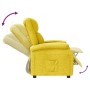 Sillón reclinable de tela amarillo de vidaXL, Sillones - Ref: Foro24-342746, Precio: 238,15 €, Descuento: %