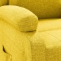 Sillón reclinable de tela amarillo de vidaXL, Sillones - Ref: Foro24-342746, Precio: 238,15 €, Descuento: %