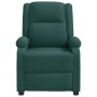 Sillón reclinable de tela verde oscuro de vidaXL, Sillones - Ref: Foro24-342424, Precio: 256,99 €, Descuento: %