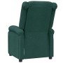 Sillón reclinable de tela verde oscuro de vidaXL, Sillones - Ref: Foro24-342424, Precio: 256,99 €, Descuento: %