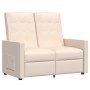 2 seater cream fabric recliner armchair by vidaXL, Armchairs - Ref: Foro24-3084341, Price: 273,99 €, Discount: %