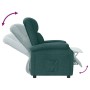 Sillón reclinable de tela verde oscuro de vidaXL, Sillones - Ref: Foro24-342424, Precio: 256,99 €, Descuento: %