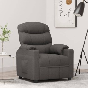 Dark Gray Fabric Recliner by vidaXL, Armchairs - Ref: Foro24-348071, Price: 263,99 €, Discount: %