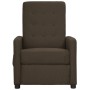 Sillón elevable tela marrón de vidaXL, Sillones - Ref: Foro24-3093359, Precio: 238,39 €, Descuento: %