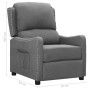 Sillón reclinable de tela gris claro de vidaXL, Sillones - Ref: Foro24-339020, Precio: 179,52 €, Descuento: %