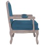 Blue velvet armchair 64x64x90 cm by vidaXL, Armchairs - Ref: Foro24-344473, Price: 166,99 €, Discount: %