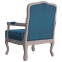 Blue velvet armchair 64x64x90 cm by vidaXL, Armchairs - Ref: Foro24-344473, Price: 166,99 €, Discount: %