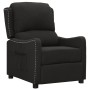 Sillón reclinable de tela negro de vidaXL, Sillones - Ref: Foro24-339022, Precio: 177,42 €, Descuento: %