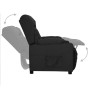 Sillón elevable tela negro de vidaXL, Sillones - Ref: Foro24-3093425, Precio: 295,77 €, Descuento: %